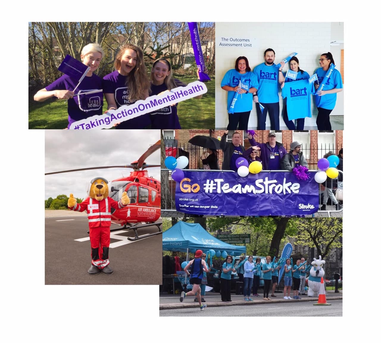 Charities Cheering on Participants on Half Marathon Sunday