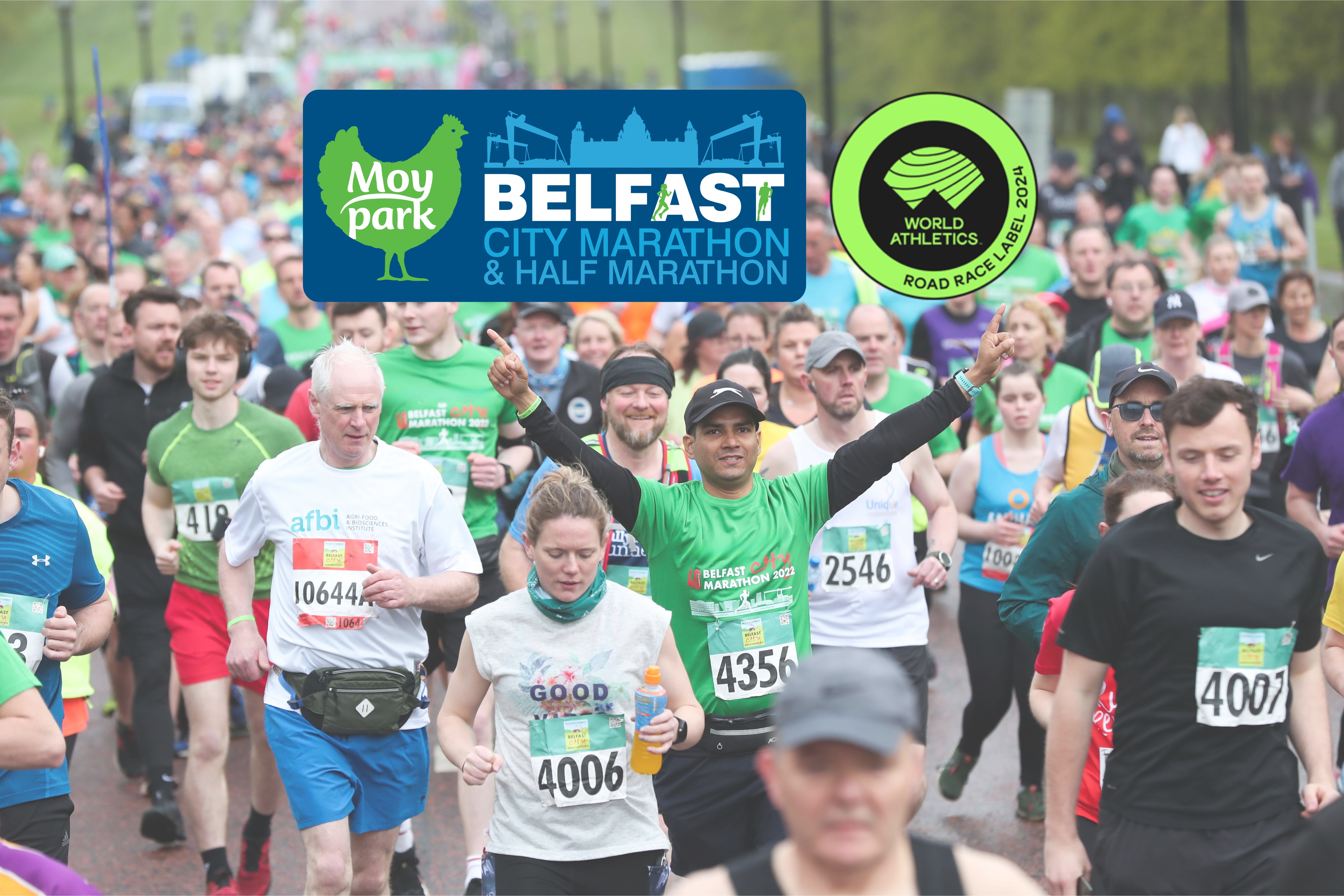 Belfast Marathon AND Half Marathon join World Athletics 2024 Calendar